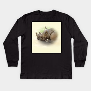 Rhinoceros Kids Long Sleeve T-Shirt